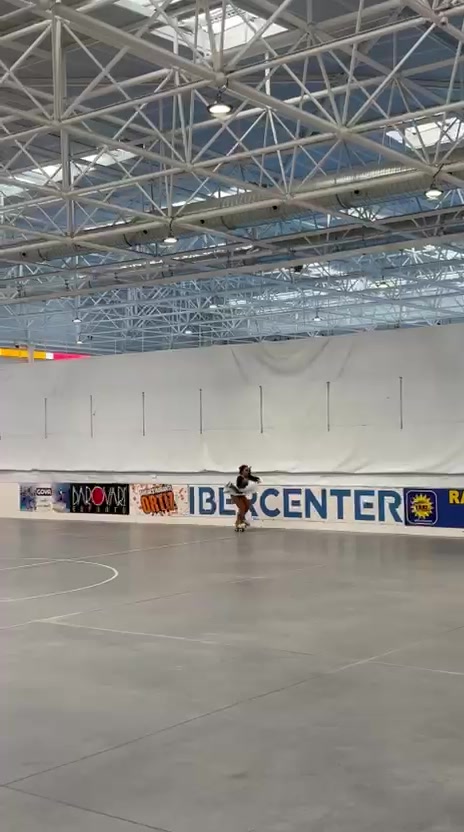 Ejercicio técnico de Danza sobre la pista