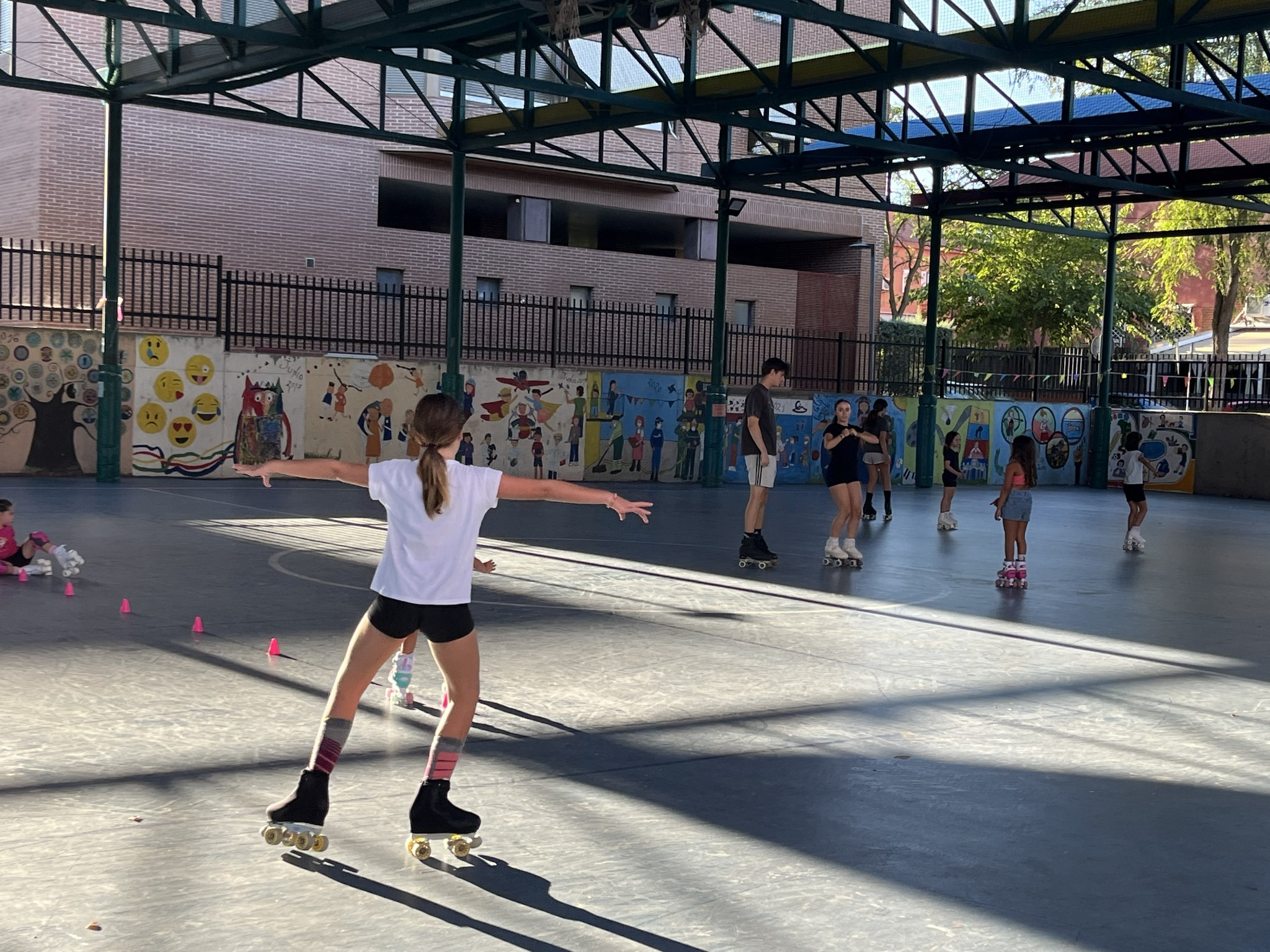 Ejercicio técnico de patinaje Libre